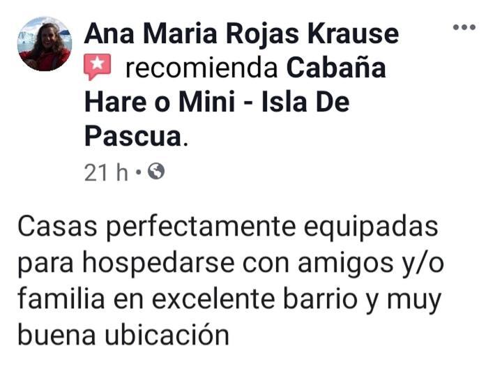 Cabana Ideal Familia 6 A 12 Personas! Hanga Roa Zewnętrze zdjęcie